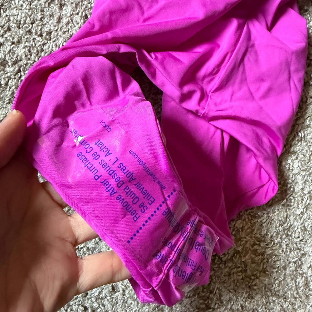 BECCA Fuchsia Cutout One-Piece Swimsuit - Picture 6 of 9